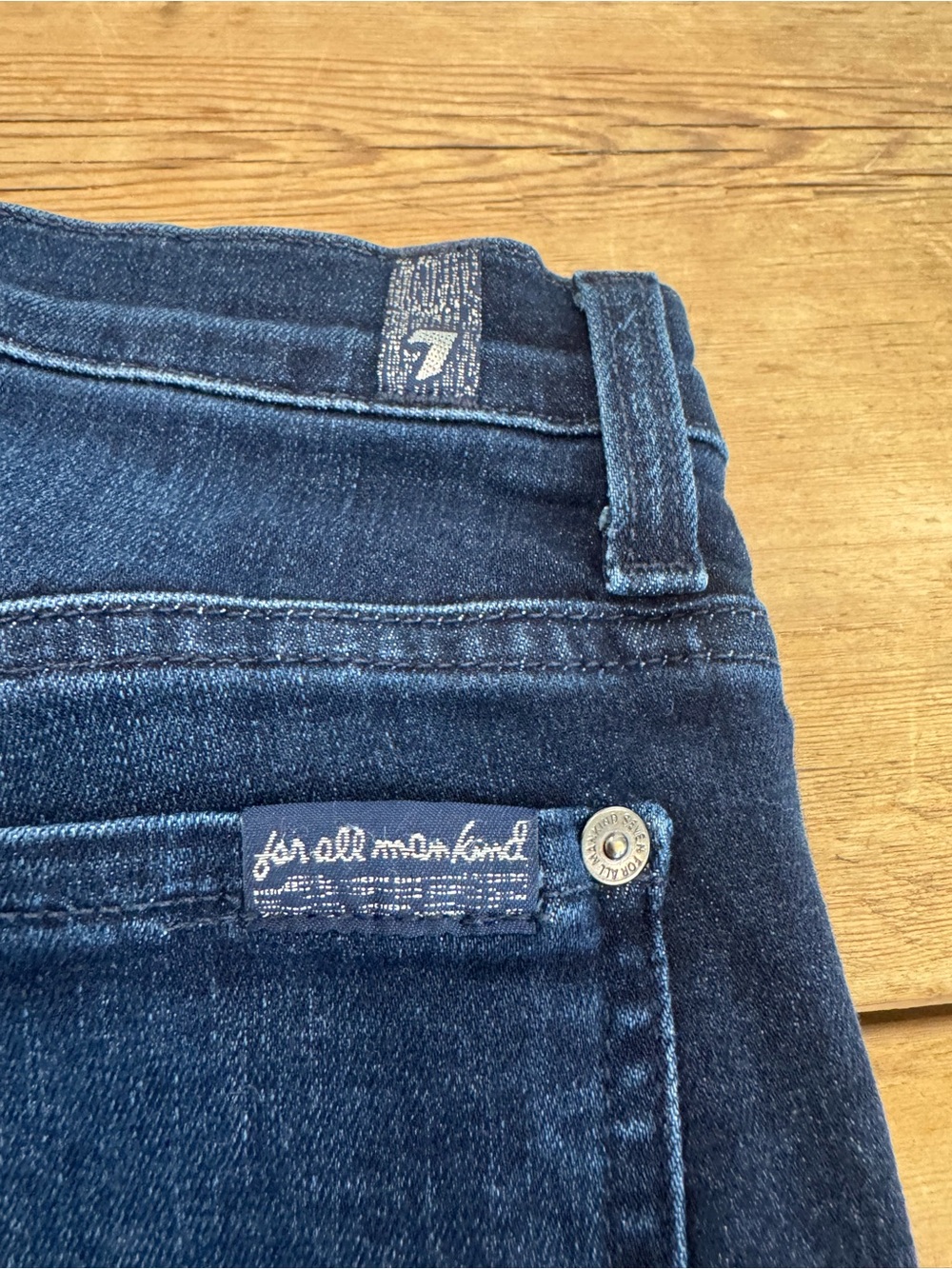 7 For All Mankind Gwenevere high waisted ankle jean in size 27 - Picture 5 of 5